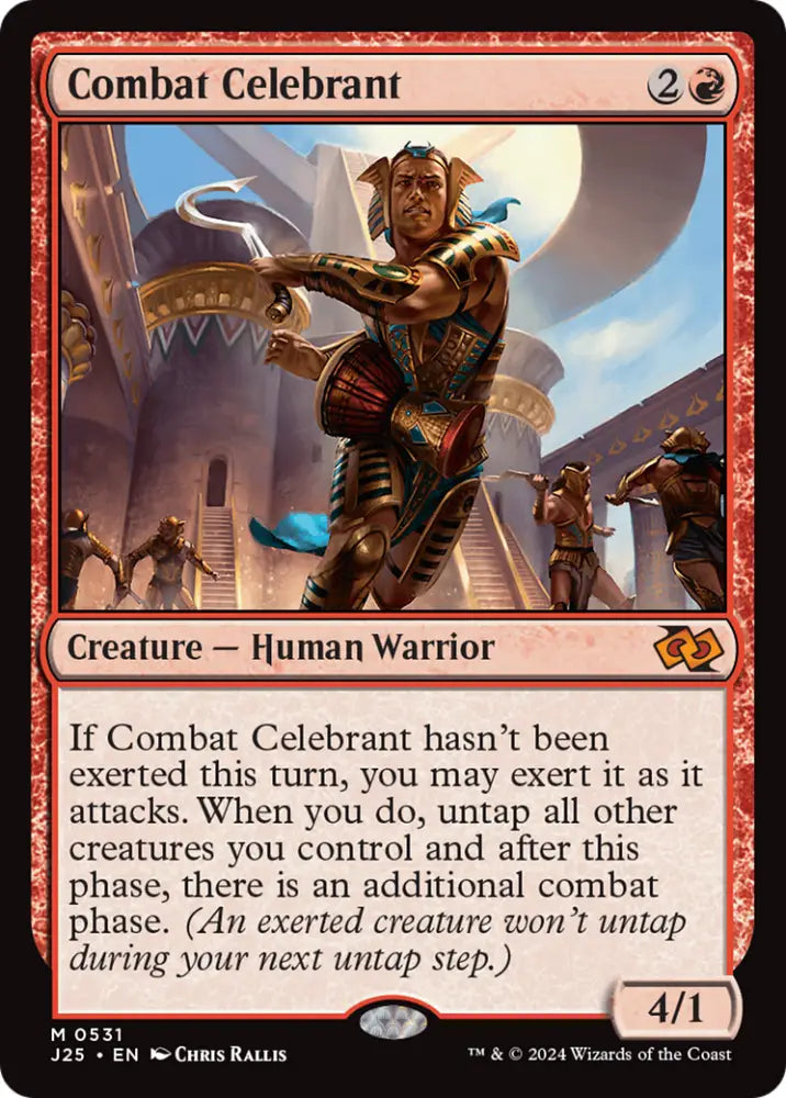 Combat Celebrant [Foundations Jumpstart] - MTG Single