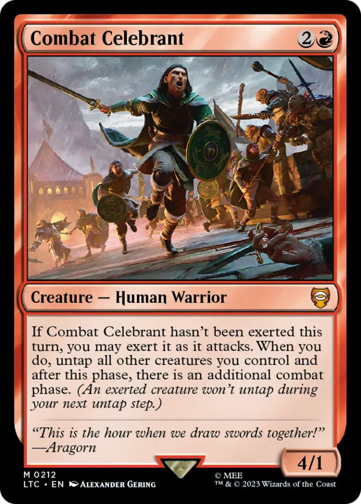 Combat Celebrant [The Lord of the Rings: Tales of Middle-Earth Commander] - MTG Single