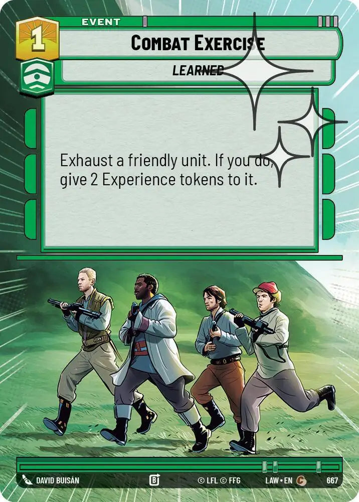 Combat Exercise (Hyperspace Foil) (667) [A Lawless Time]