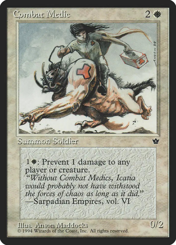 Combat Medic (Anson Maddocks) [Fallen Empires] - MTG Single