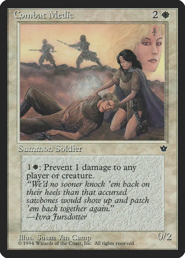 Combat Medic (Susan Van Camp) [Fallen Empires] - MTG Single