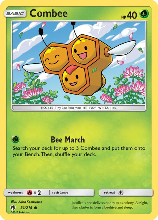 Combee (31/214) [Sun & Moon: Lost Thunder] - Pokemon Single