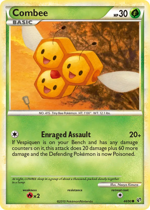 Combee (44/90) [HeartGold & SoulSilver: Undaunted] - Pokemon Single