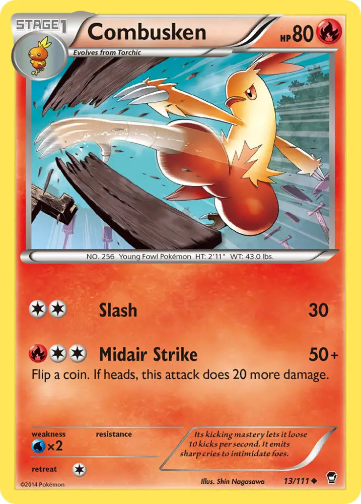 Combusken (13/111) [XY: Furious Fists] - Pokemon Single