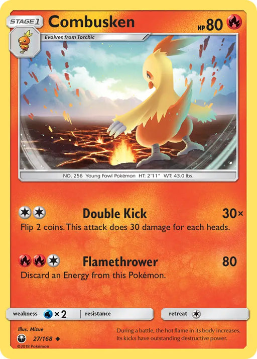 Combusken (27/168) [Sun & Moon: Celestial Storm] - Pokemon Single