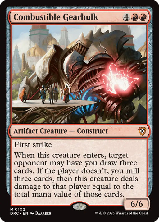 Combustible Gearhulk [Aetherdrift Commander] - MTG Single