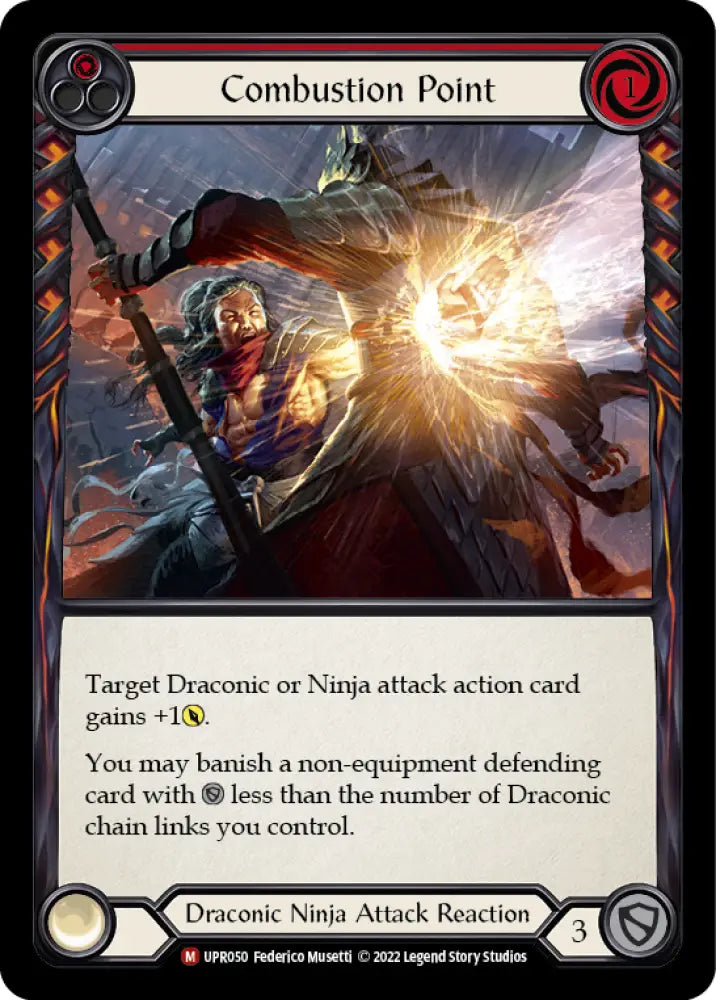 Combustion Point [Uprising] Rainbow Foil - Flesh And Blood Single