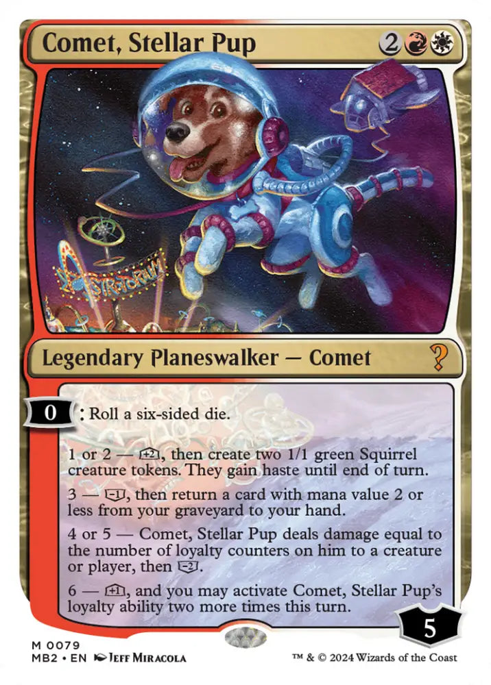 Comet Stellar Pup [Mystery Booster 2] - MTG Single