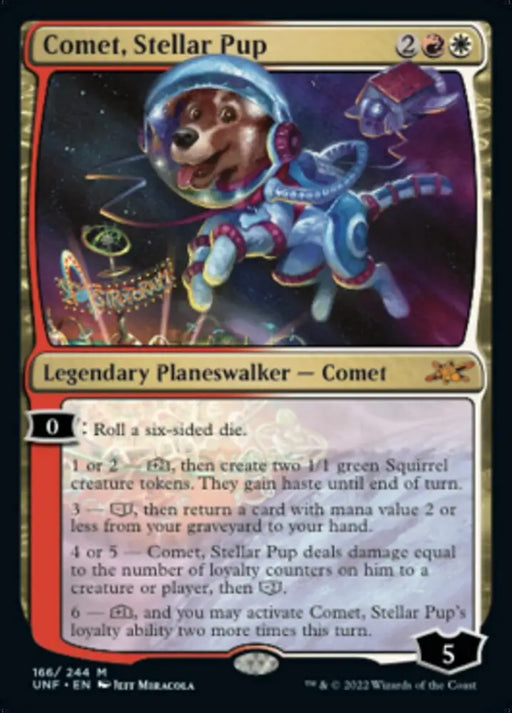 Comet Stellar Pup [Unfinity] - MTG Single
