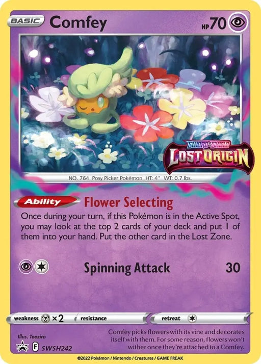 Comfey (SWSH242) [Sword & Shield: Black Star Promos] - Pokemon Single