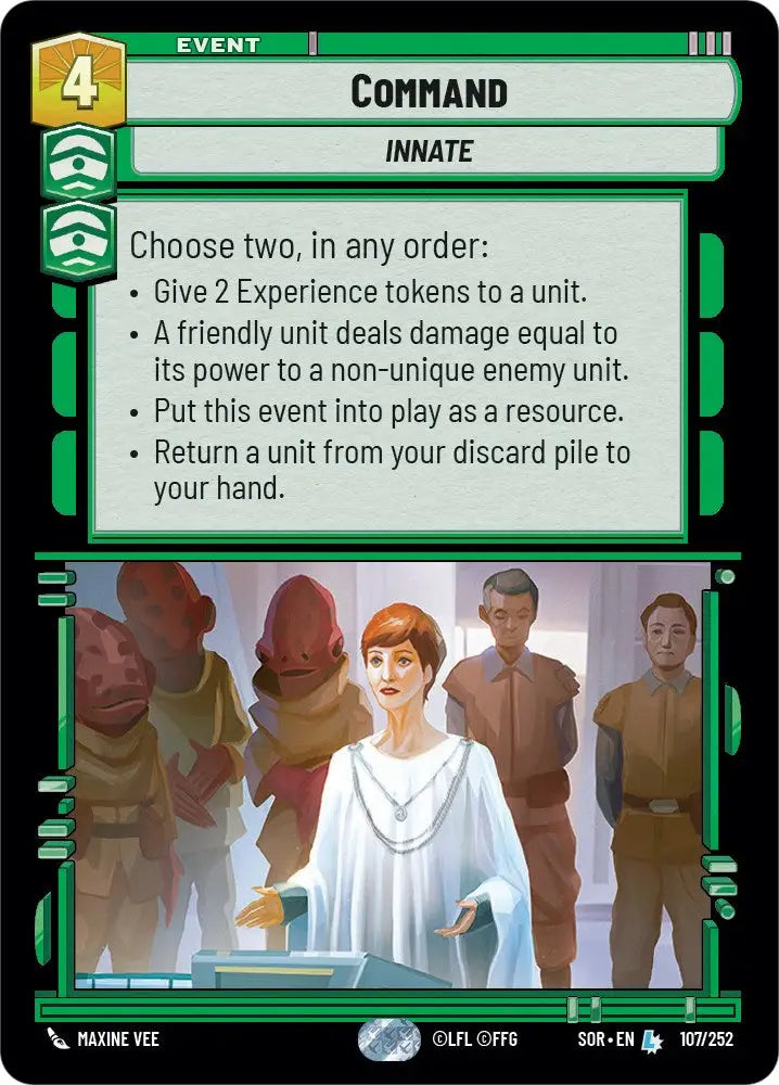 Command (107/252) [Spark of Rebellion] - Star Wars: Unlimited Single