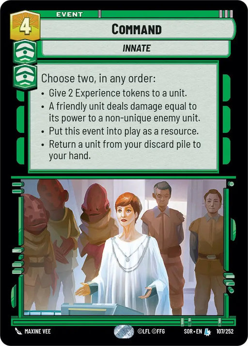 Command (107/252) [Spark of Rebellion] - Star Wars: Unlimited Single