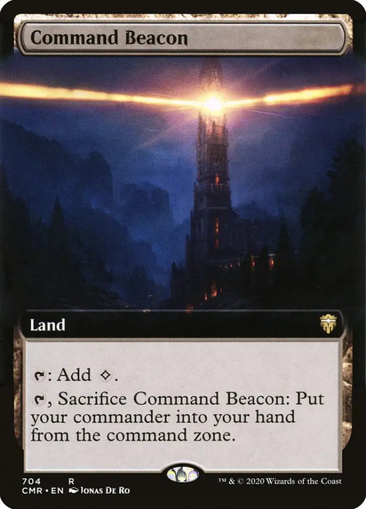 Command Beacon (Extended Art) [Commander Legends] - MTG Single
