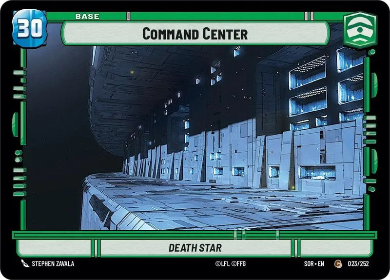 Command Center // Shield (23 // T02) [Spark of Rebellion] - Star Wars: Unlimited Single