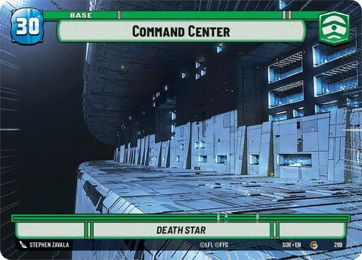 Command Center // Shield (Hyperspace) (289 // T04) [Spark of Rebellion] - Star Wars: Unlimited Single