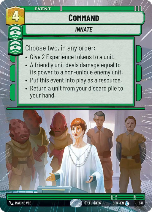 Command (Hyperspace) (371) [Spark of Rebellion] - Star Wars: Unlimited Single