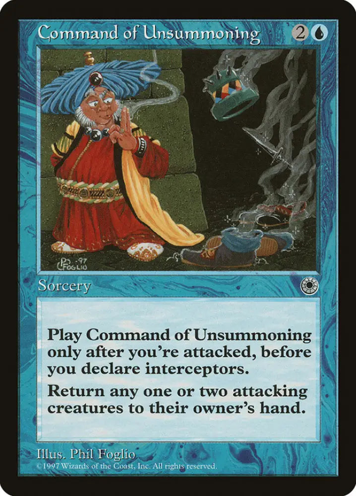 Command of Unsummoning [Portal] - MTG Single
