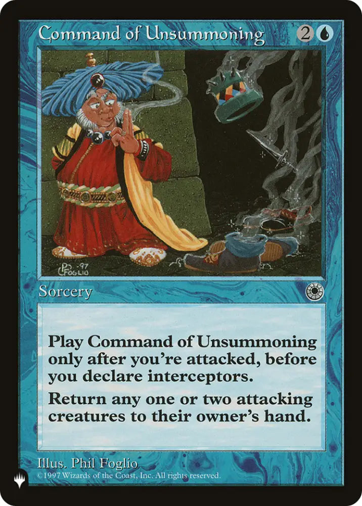 Command of Unsummoning [The List] - MTG Single