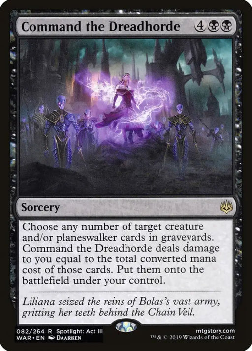 Command the Dreadhorde [War of the Spark] - MTG Single