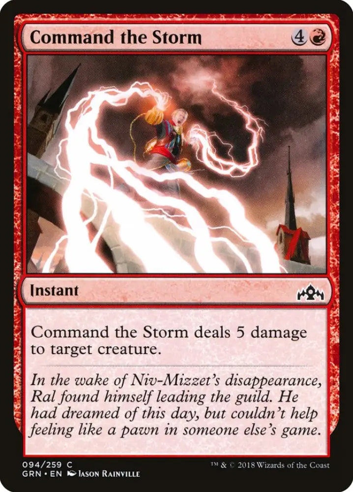 Command the Storm [Guilds of Ravnica] - MTG Single