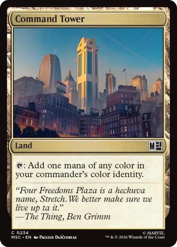 Command Tower (0234) [Marvel Super Heroes Commander]