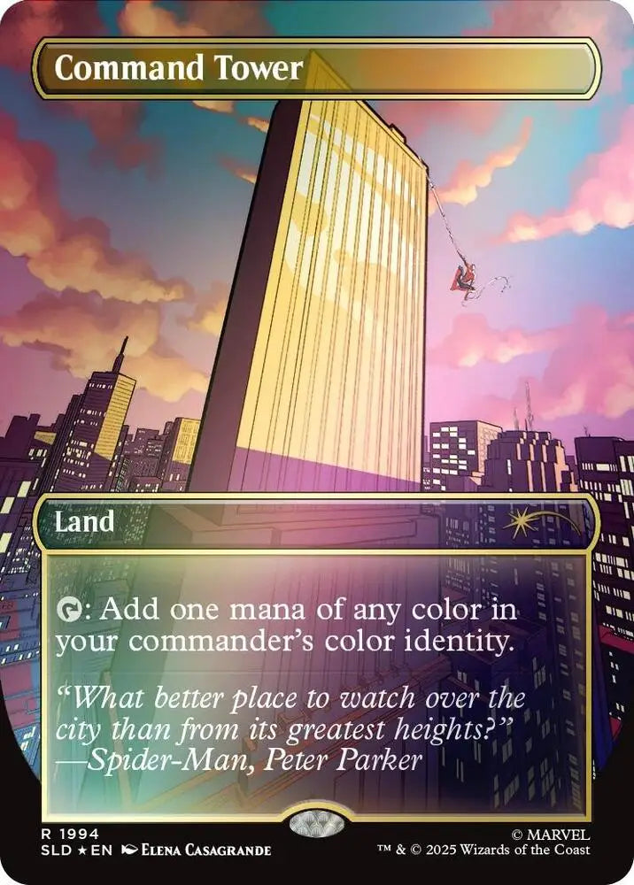 Command Tower (1994) (Rainbow Foil) [Secret Lair Drop]