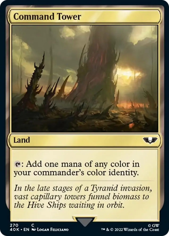 Command Tower (270) [Warhammer 40,000] - MTG Single