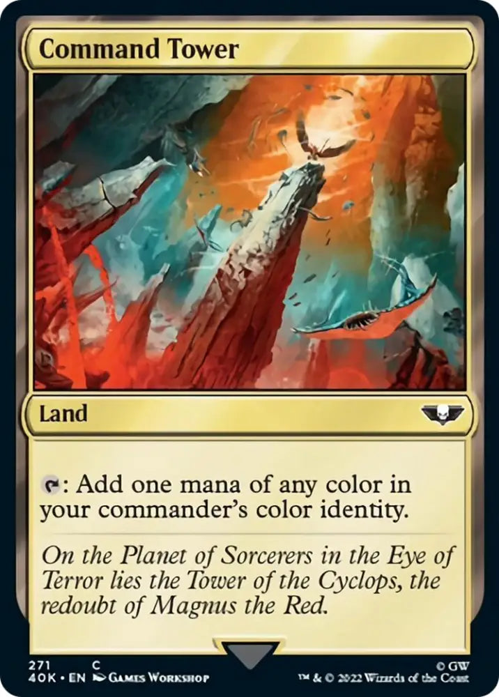 Command Tower (271) [Warhammer 40,000] - MTG Single