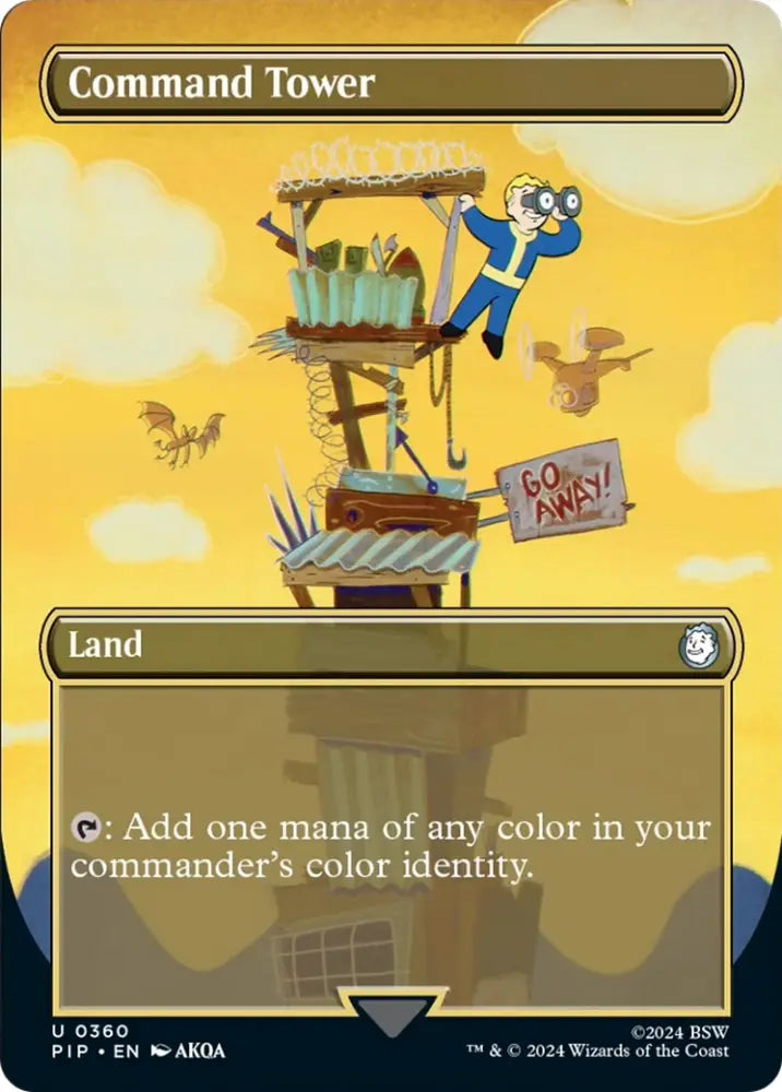 Command Tower (Borderless) [Fallout] - MTG Single