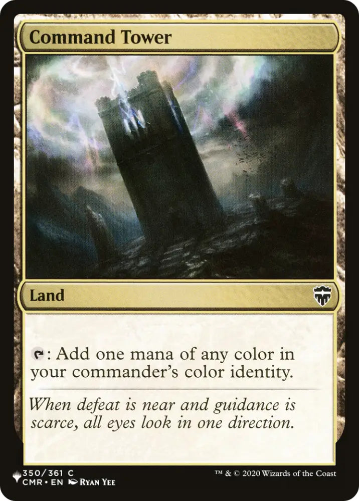 Command Tower (CMR) [The List] - MTG Single