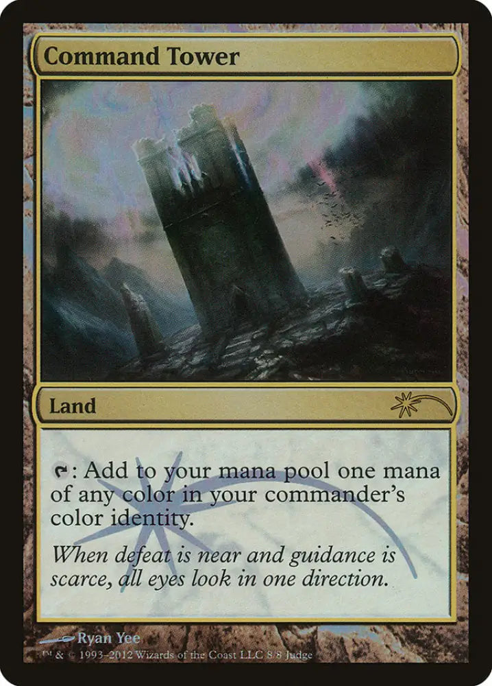 Command Tower [Judge Gift Cards 2012] - MTG Single