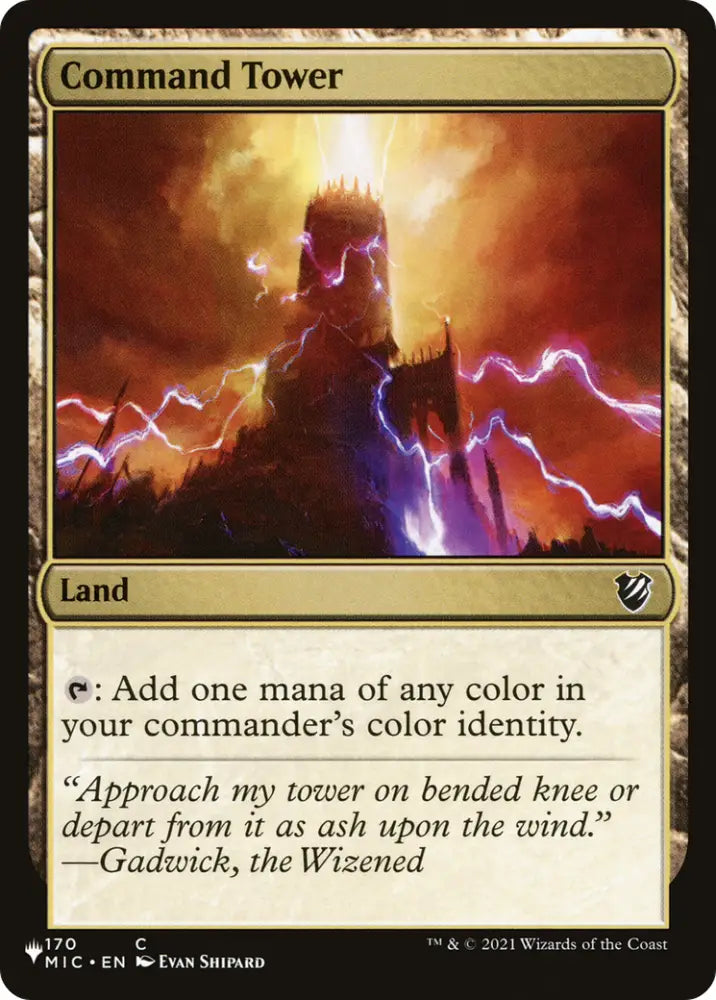 Command Tower (MIC) [The List] - MTG Single
