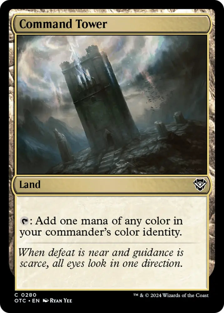 Command Tower [Outlaws of Thunder Junction Commander] - MTG Single