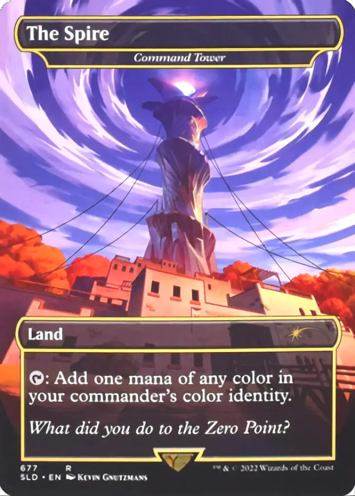 Command Tower - The Spire (Borderless) [Secret Lair Drop Promos] - MTG Single