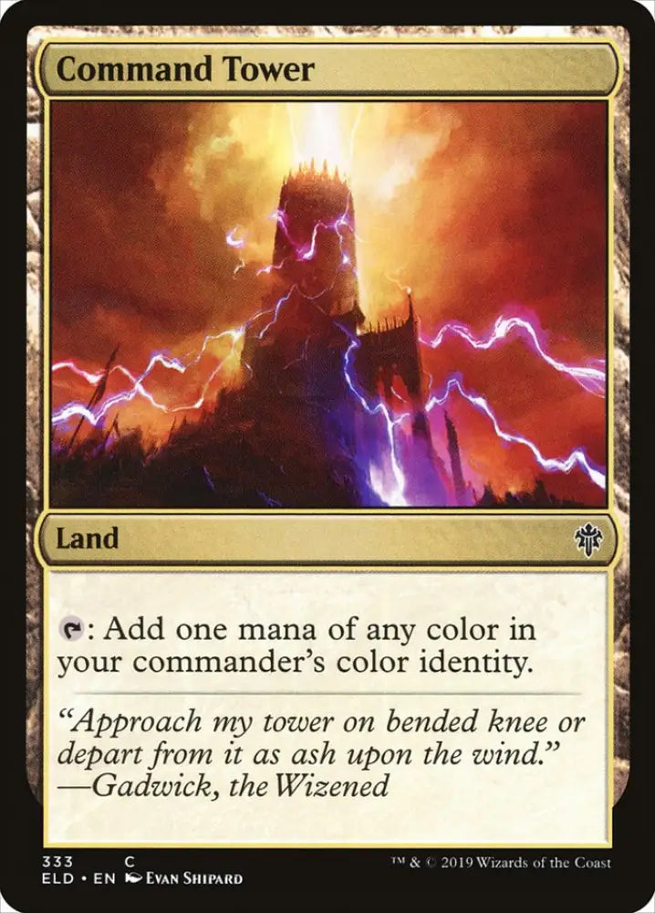 Command Tower [Throne of Eldraine] - MTG Single