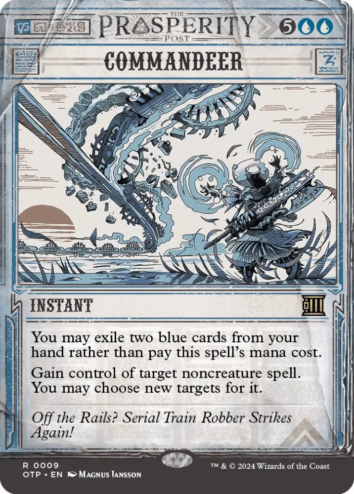 Commandeer [Outlaws of Thunder Junction: Breaking News] - MTG Single