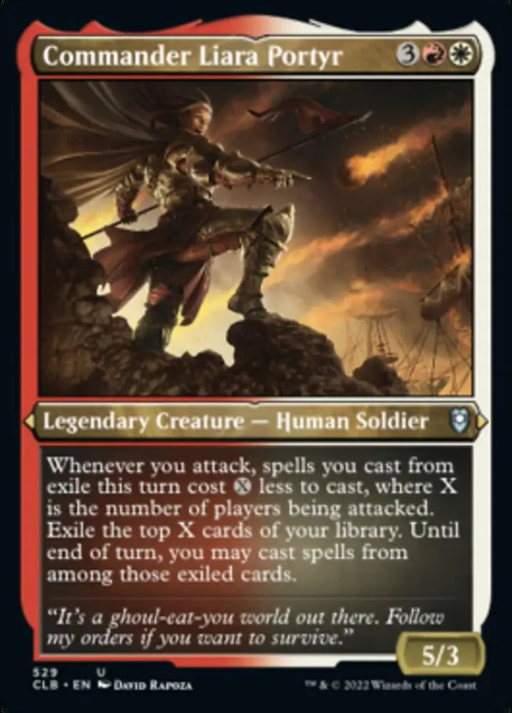 Commander Liara Portyr (Foil Etched) [Commander Legends: Battle for Baldur’s Gate] - MTG Single