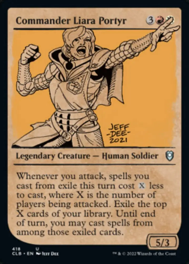 Commander Liara Portyr (Showcase) [Commander Legends: Battle for Baldur’s Gate] - MTG Single