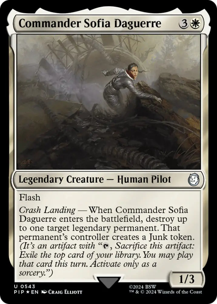 Commander Sofia Daguerre (Surge Foil) [Fallout] - MTG Single