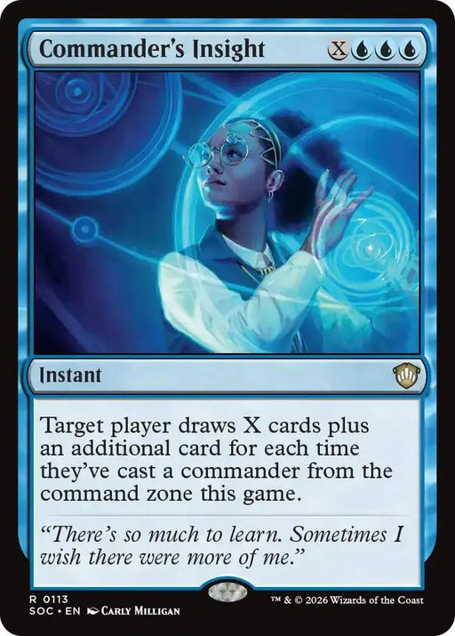 Commander's Insight (113) [Secrets of Strixhaven Commander]
