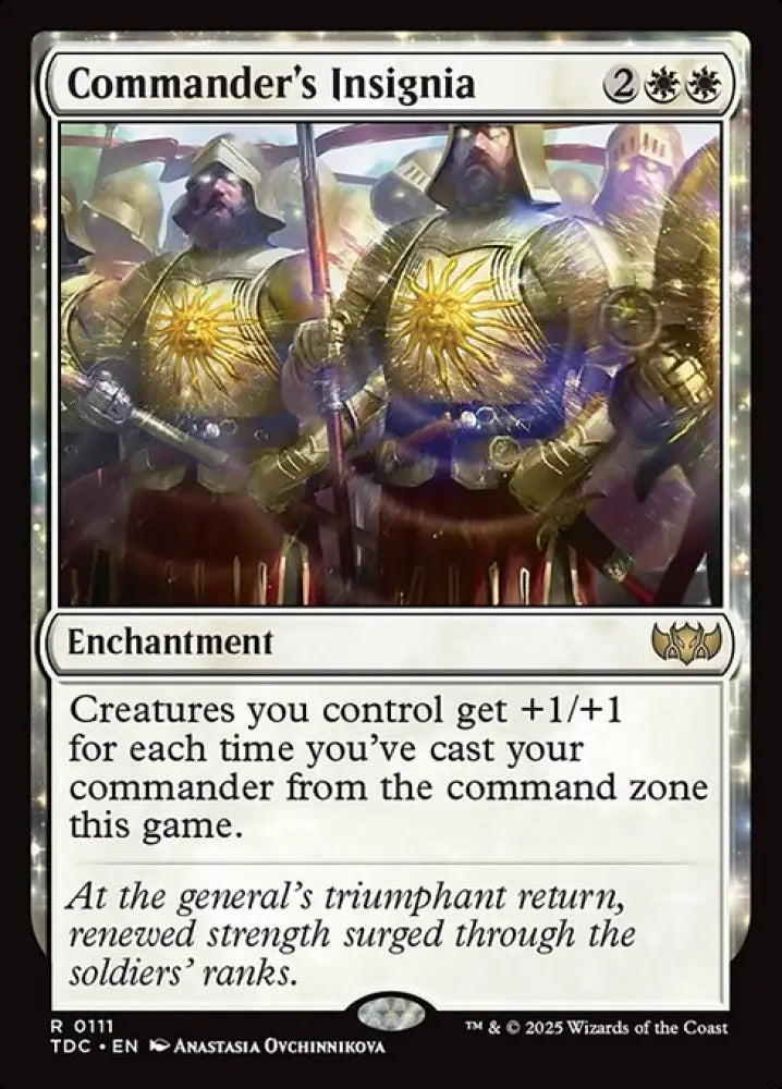 Commander's Insignia (111) [Tarkir: Dragonstorm Commander]