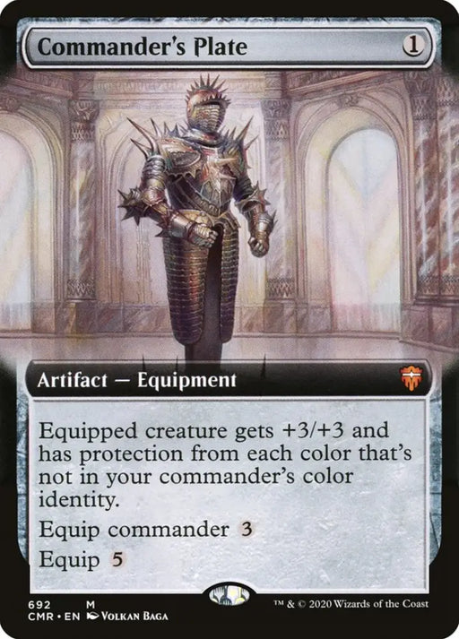 Commander’s Plate (Extended Art) [Commander Legends] - MTG Single