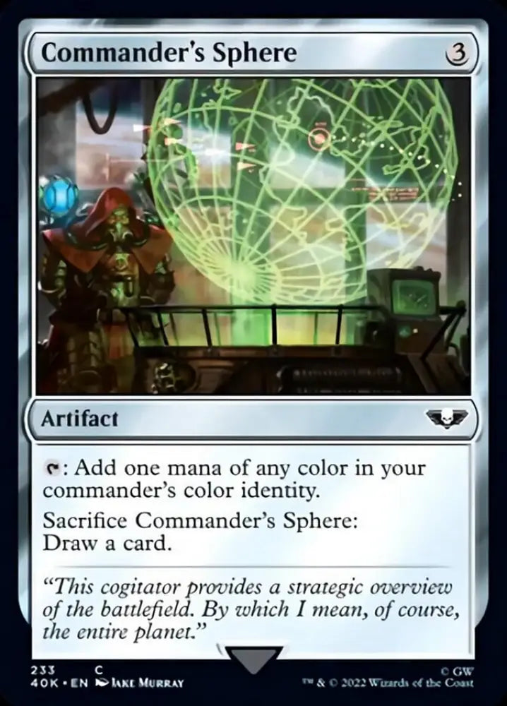 Commander’s Sphere (233) [Warhammer 40,000] - MTG Single