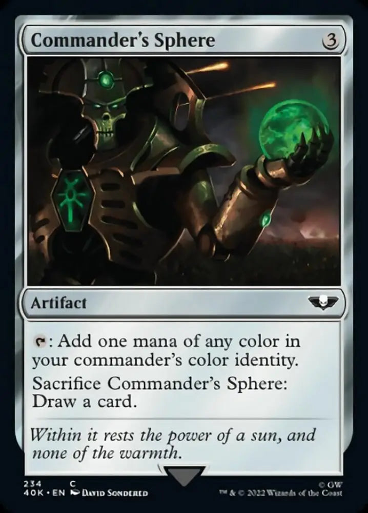 Commander’s Sphere (234) [Warhammer 40,000] - MTG Single