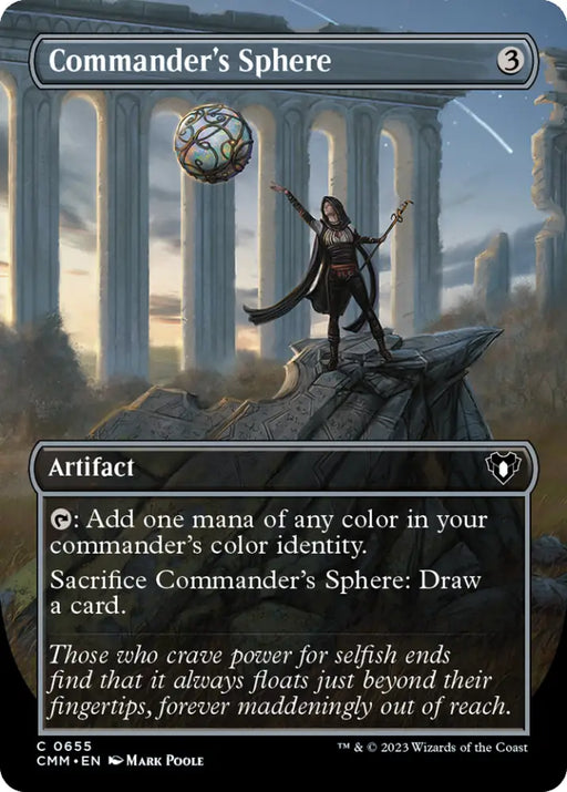 Commander’s Sphere (Borderless Alternate Art) [Commander Masters] - MTG Single