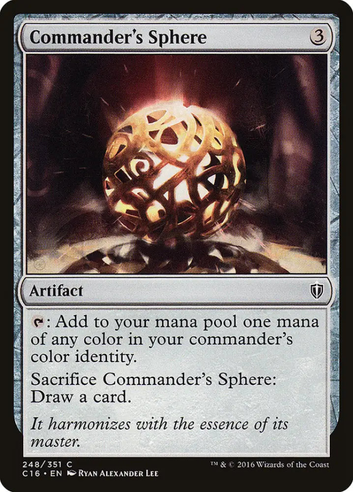 Commander’s Sphere [Commander 2016] - MTG Single