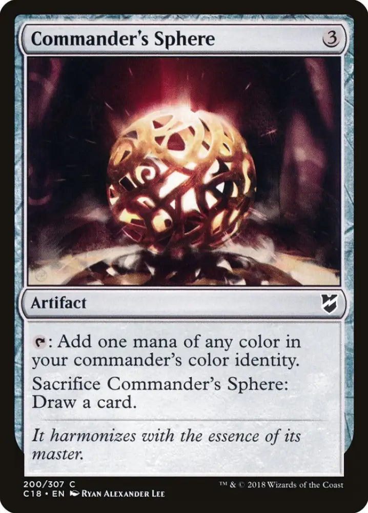 Commander’s Sphere [Commander 2018] - MTG Single