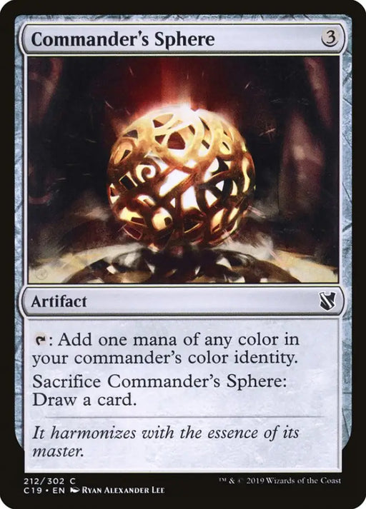 Commander’s Sphere [Commander 2019] - MTG Single