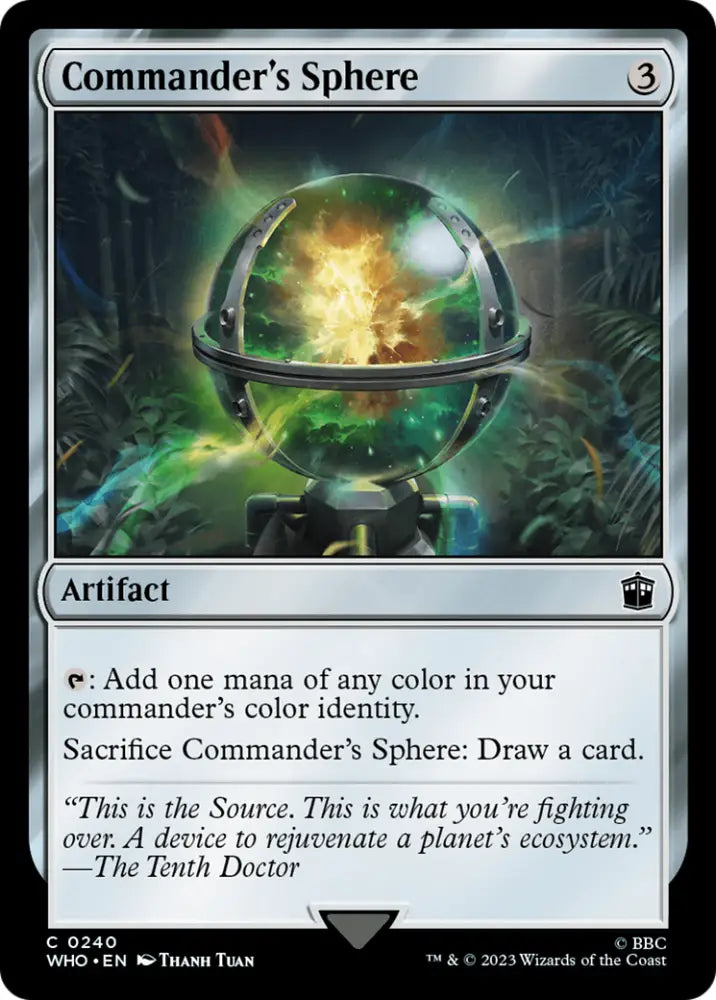 Commander’s Sphere [Doctor Who] - MTG Single