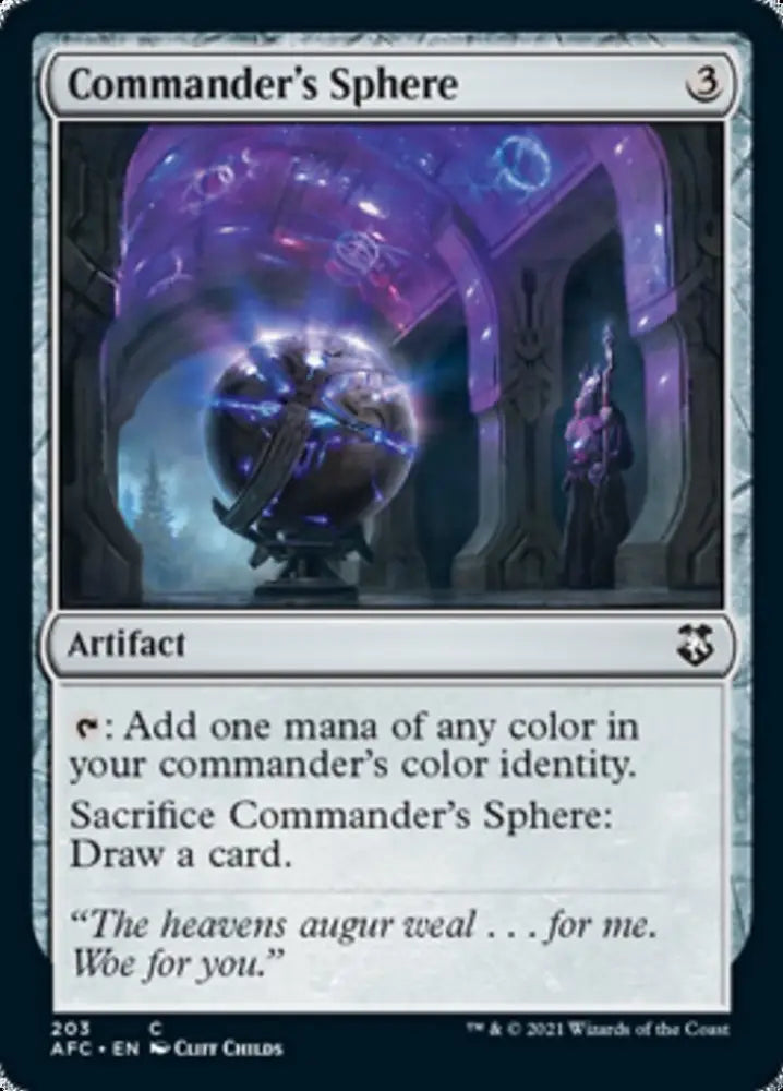 Commander’s Sphere [Dungeons & Dragons: Adventures in the Forgotten Realms Commander] - MTG Single